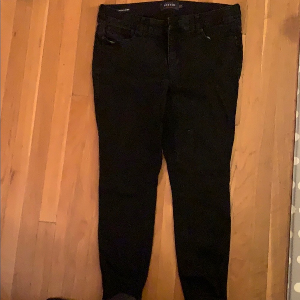 Torrid Premium Black Denim Jeans
